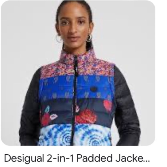 Desigual Padded Copenhagen Jacket. NWT - Picture 7 of 7